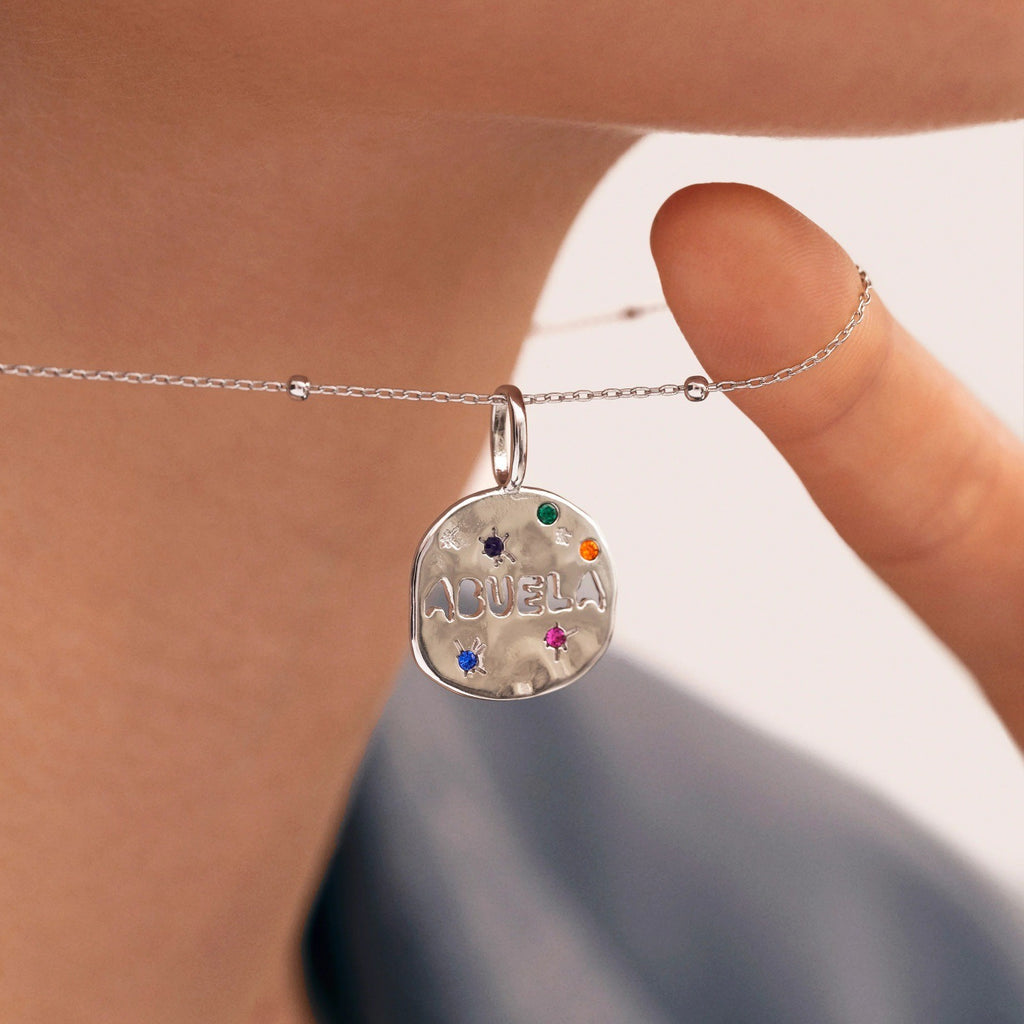Irregular circular necklace
