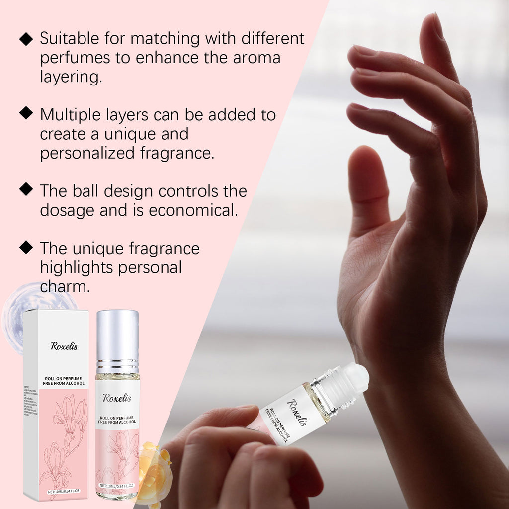 Roxelis Elegant Orchid Perfume Lasting Fragrance Natural Fresh Elegant Lasting Charming Daily Date Portable Perfume