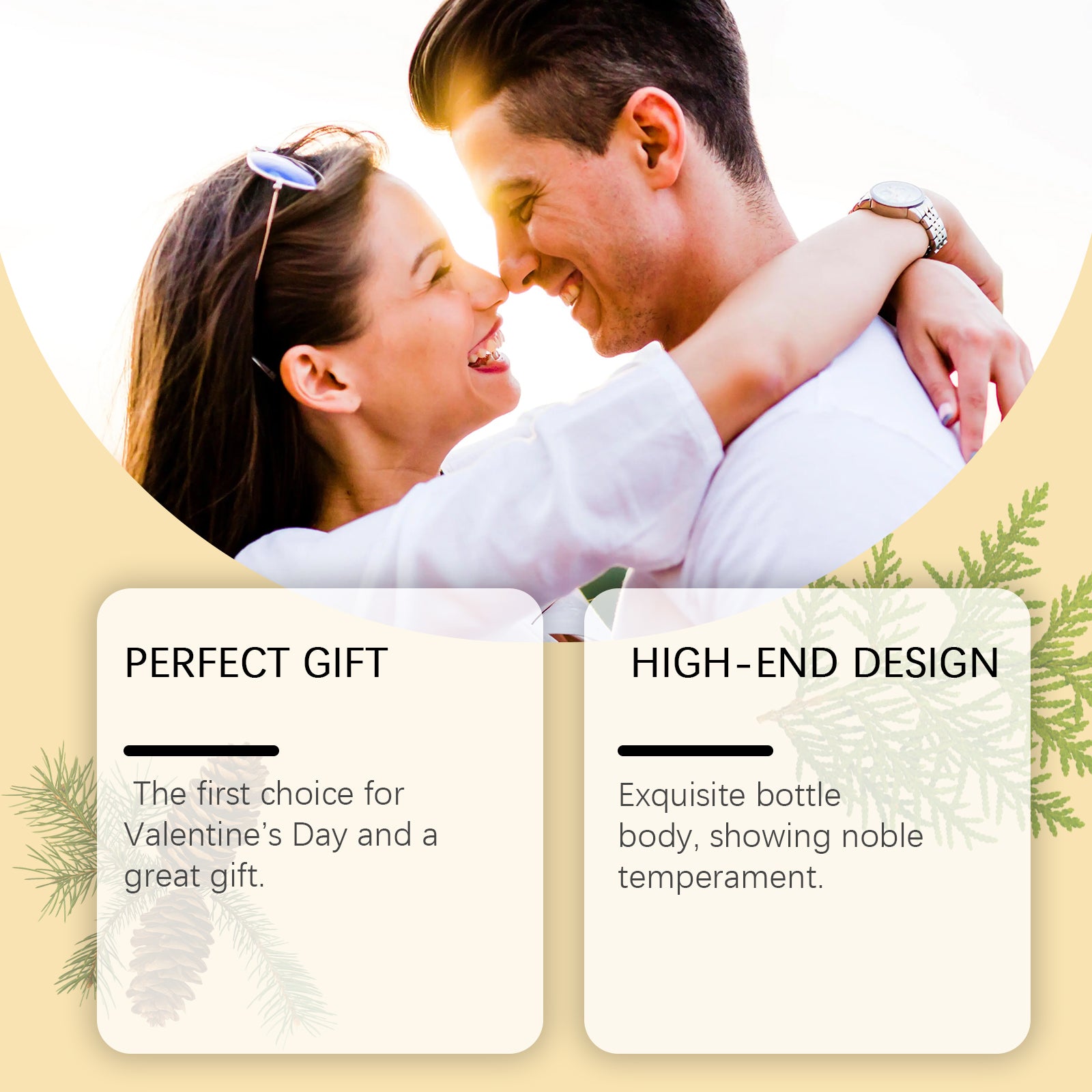 Roxelis Valentine's Day Men's Cologne – Fresh Charm Fragrance Gift for Him