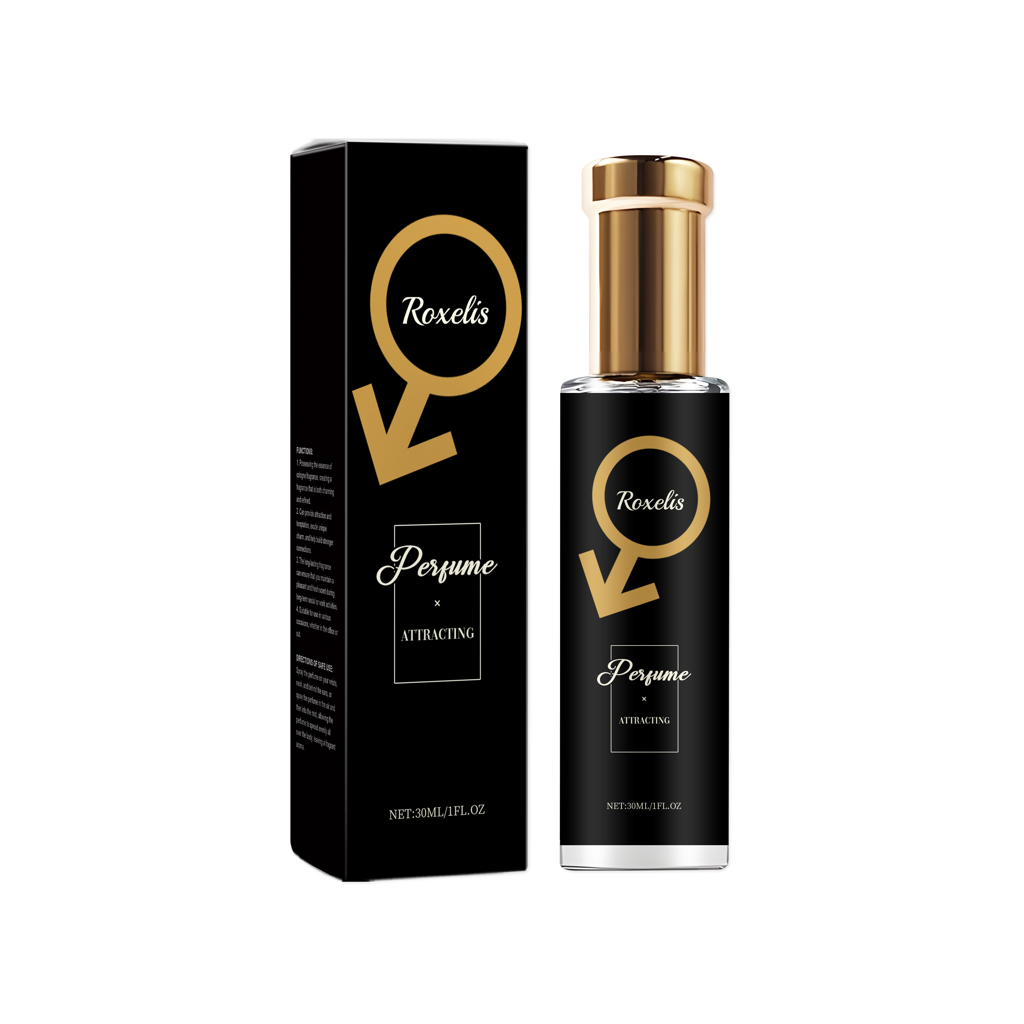 Roxelis Cedar Men's Perfume – Natural Fresh Fragrance Gift for Him