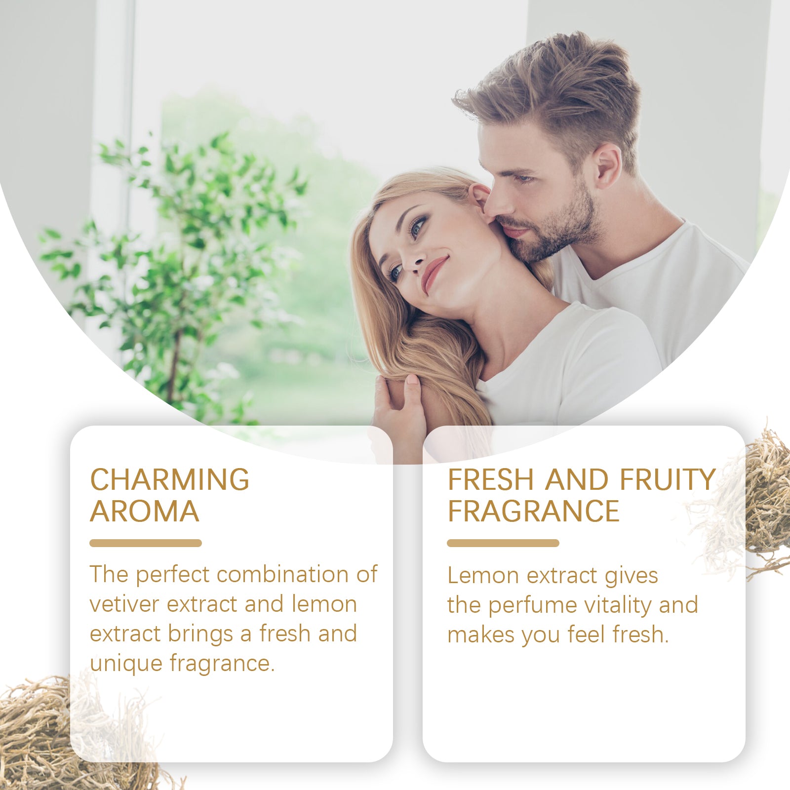 Roxelis Vetiver Fresh Perfume – Elegant Everyday Fragrance Gift