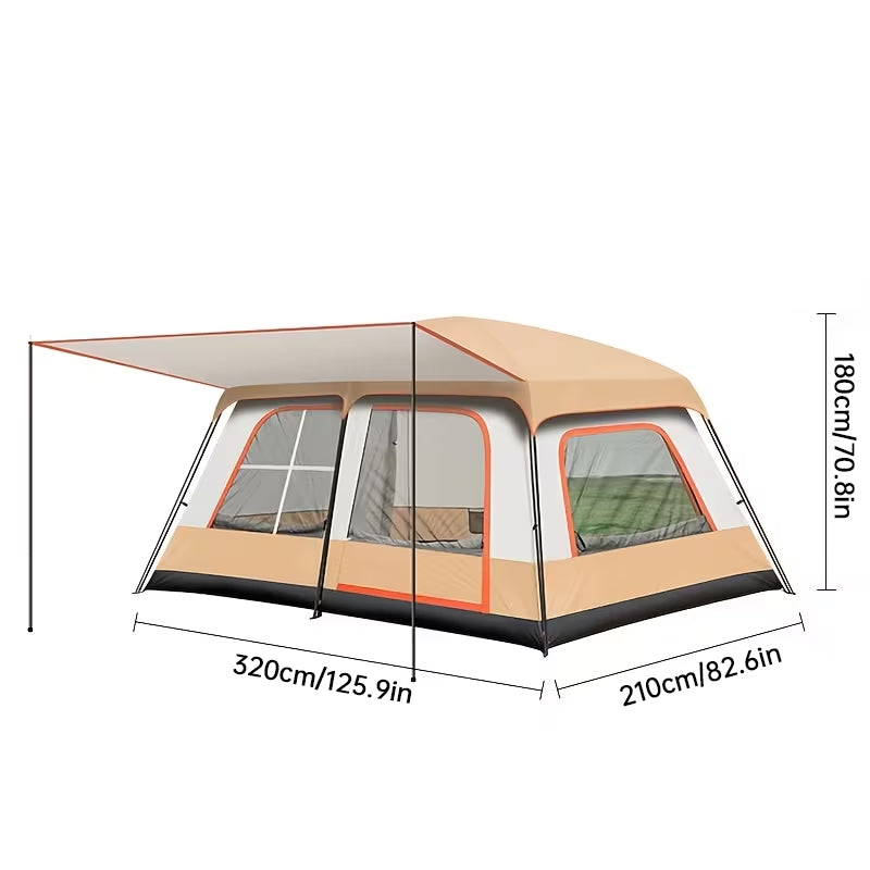 4-6 Person Family Camping Tent – Waterproof Outdoor Adventure Gift