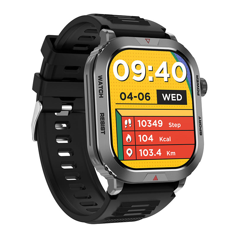 Smart Watch with Bluetooth Calling, Message Push Notification, Heart Rate Monitor, Step Counter, and Sports Tracking - ZW66 Smartwatch