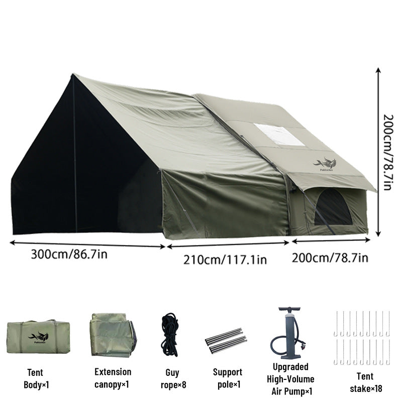 Large Inflatable Glamping Tent with Skylight – Luxury Outdoor Gift for Couples