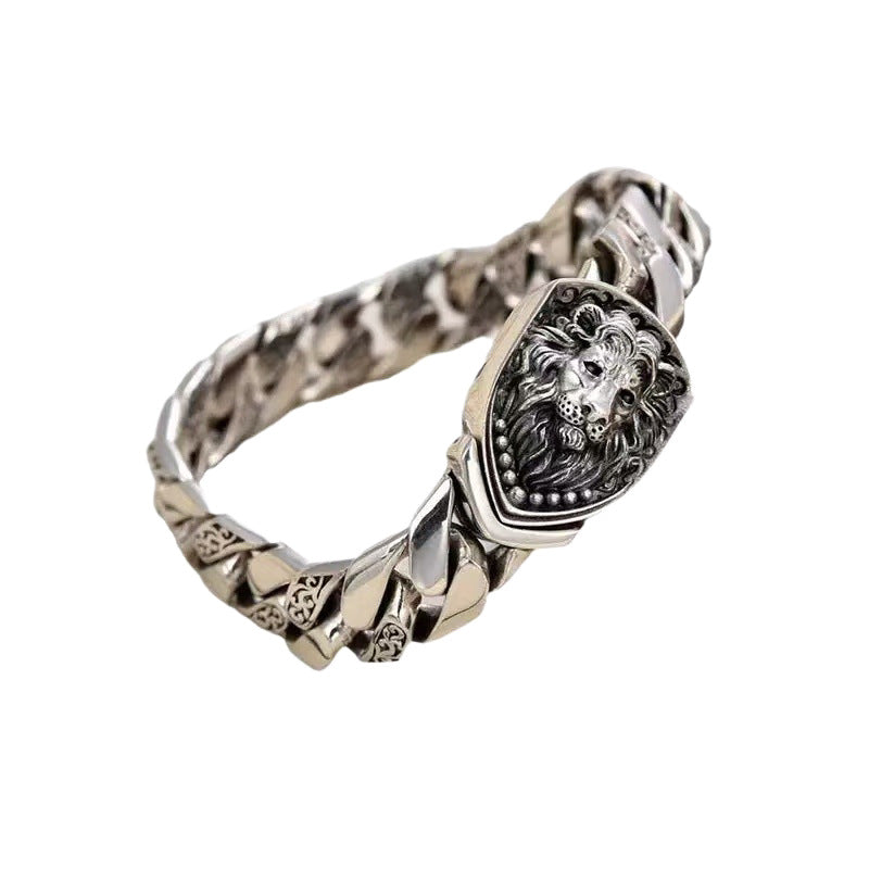Lion minimalist style versatile high-end bracelet for men