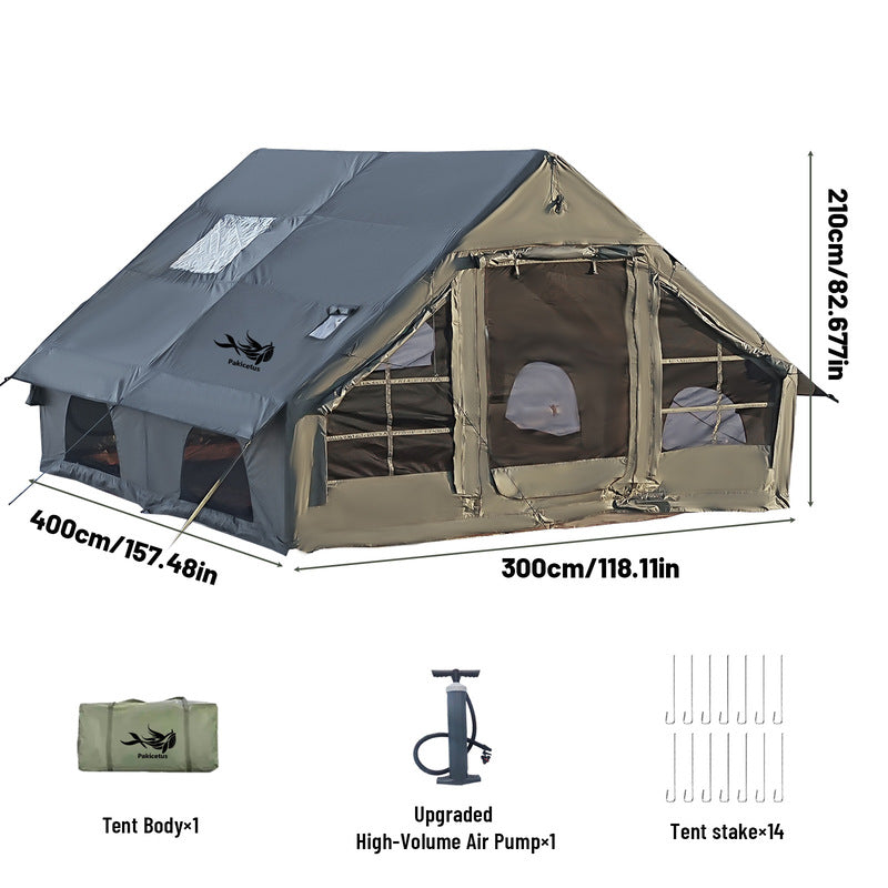 Large Inflatable Glamping Tent with Skylight – Luxury Outdoor Gift for Couples