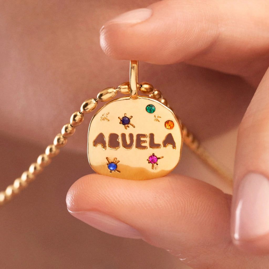 Irregular circular necklace