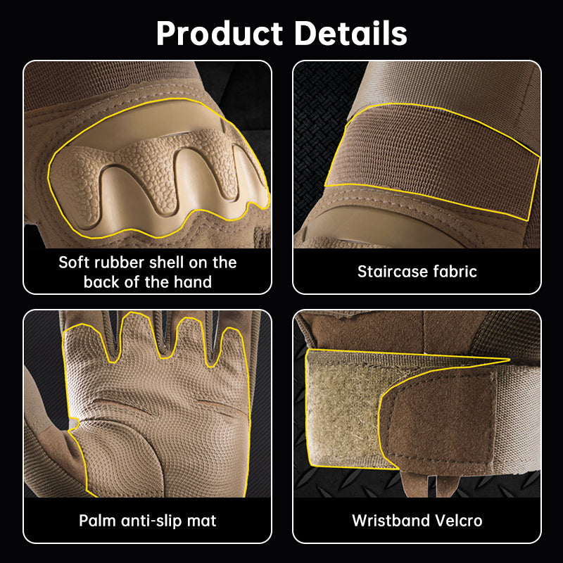 Men's Tactical Gloves – Outdoor Adventure Gift for Him