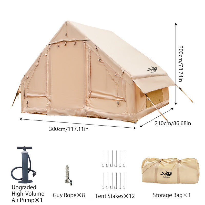 Large Inflatable Glamping Tent with Skylight – Luxury Outdoor Gift for Couples