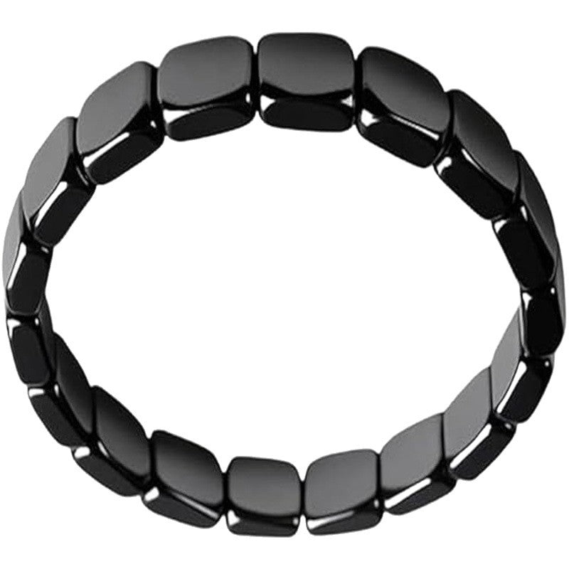 Black Onyx Beaded Bracelet for Men – Bold Style Gift for Him