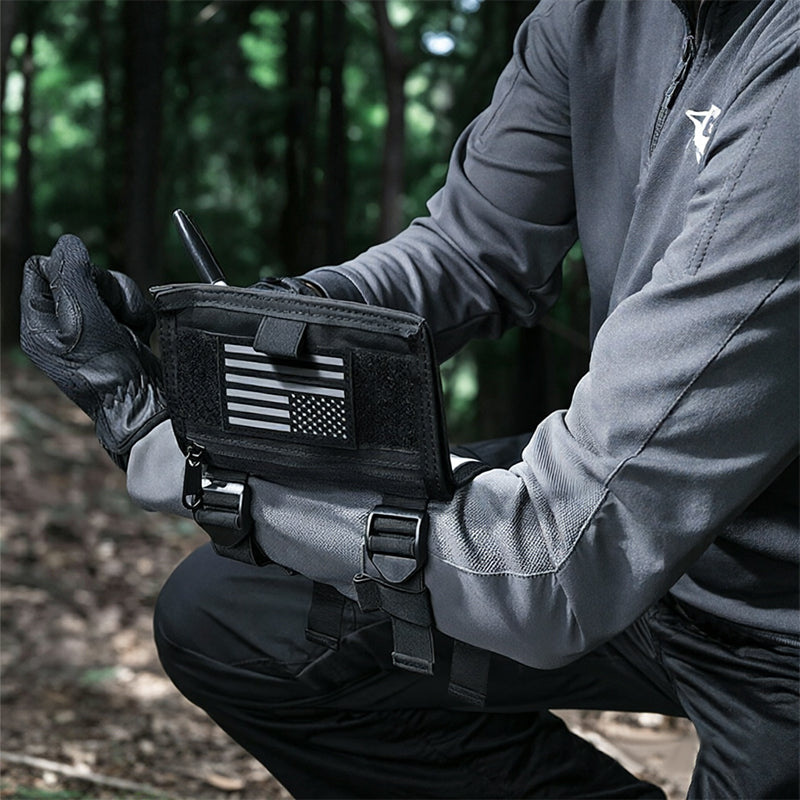 Tactical Arm Map Holder – Military Wrist Sleeve for Maps, Cards & Notes, Ideal for Range & Field Use