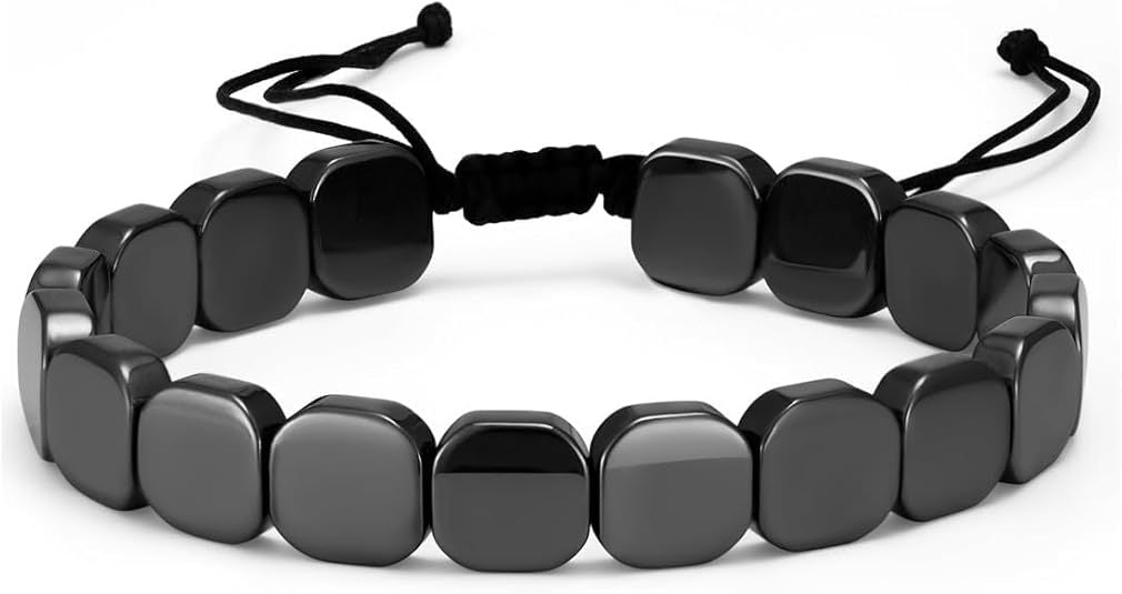 Black Onyx Beaded Bracelet for Men – Bold Style Gift for Him