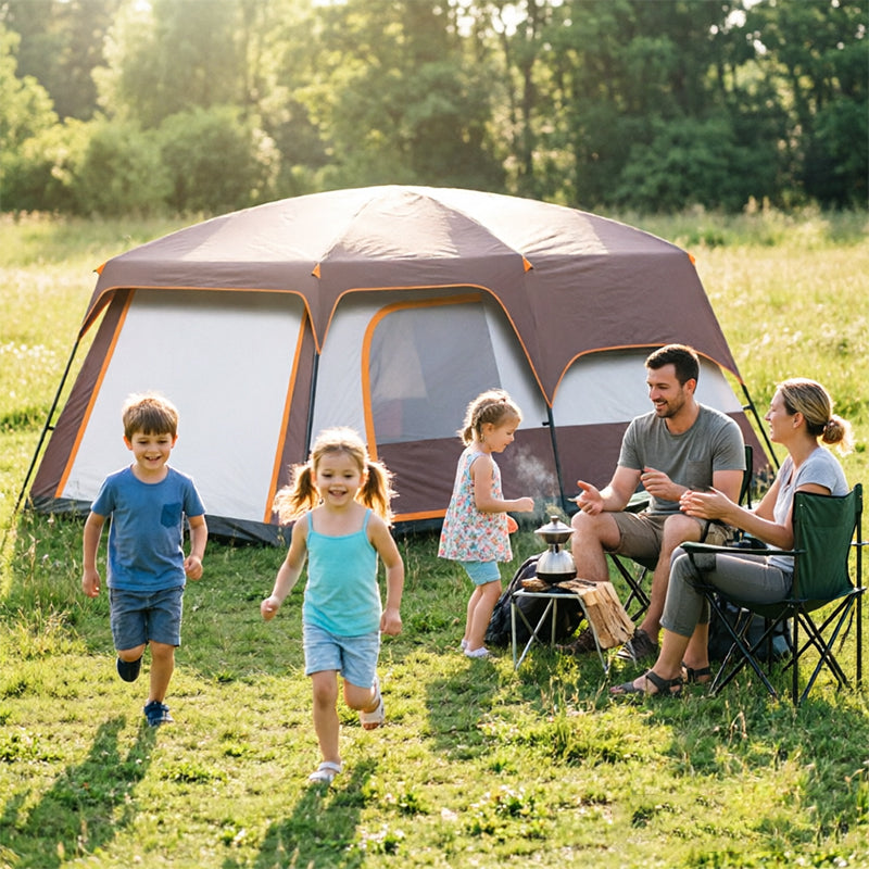 4-6 Person Family Camping Tent – Waterproof Outdoor Adventure Gift