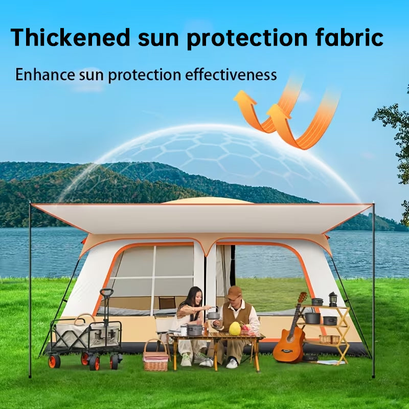 4-6 Person Family Camping Tent – Waterproof Outdoor Adventure Gift