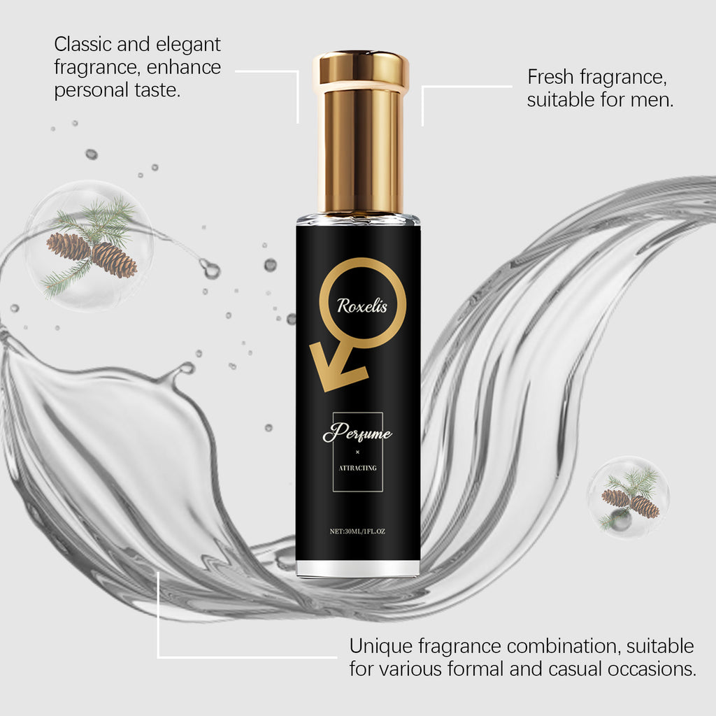 Roxelis Cedar Men's Perfume – Natural Fresh Fragrance Gift for Him