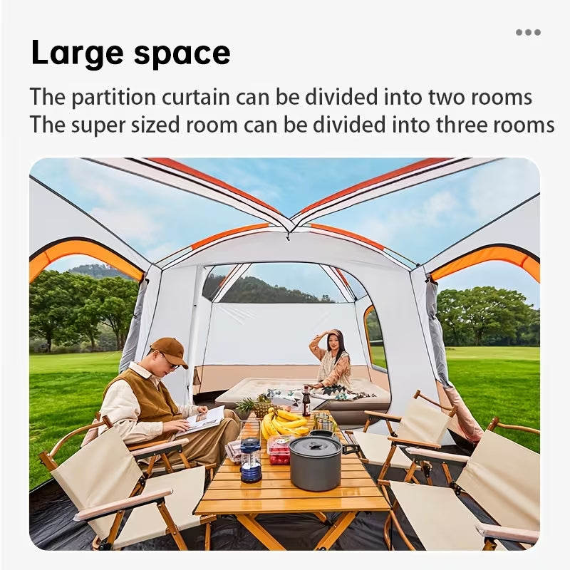 4-6 Person Family Camping Tent – Waterproof Outdoor Adventure Gift