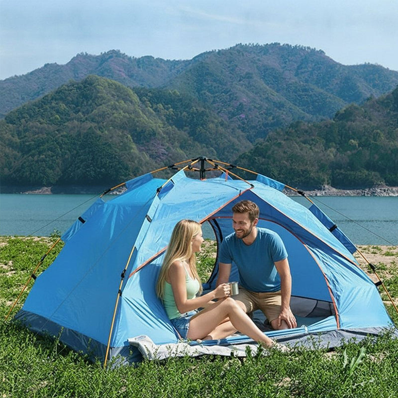 Automatic Pop Up Camping Tent 3-4 Person – Instant Setup Outdoor Gift