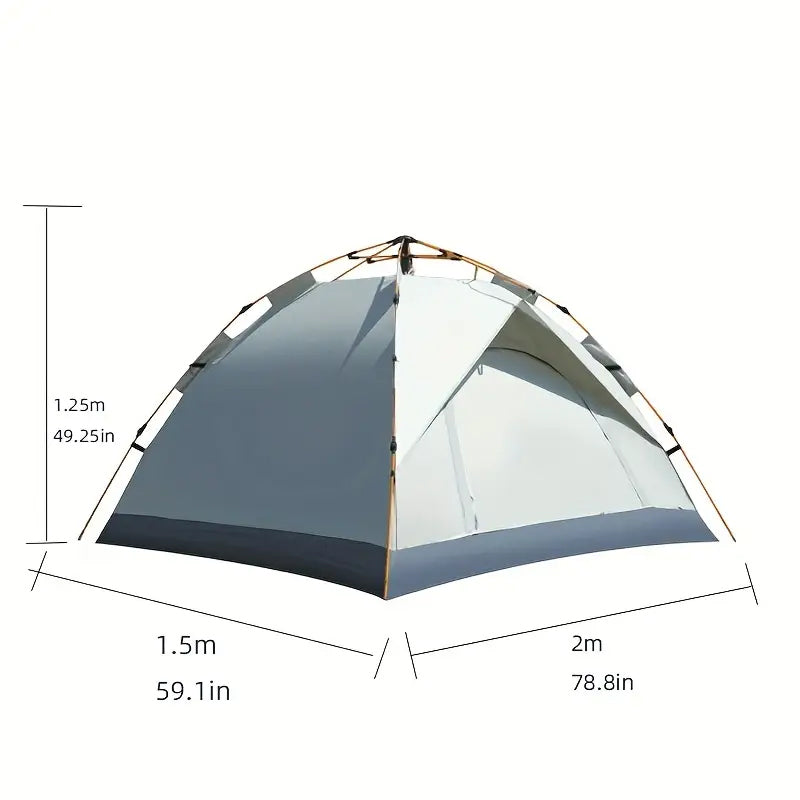 Automatic Pop Up Camping Tent 3-4 Person – Instant Setup Outdoor Gift