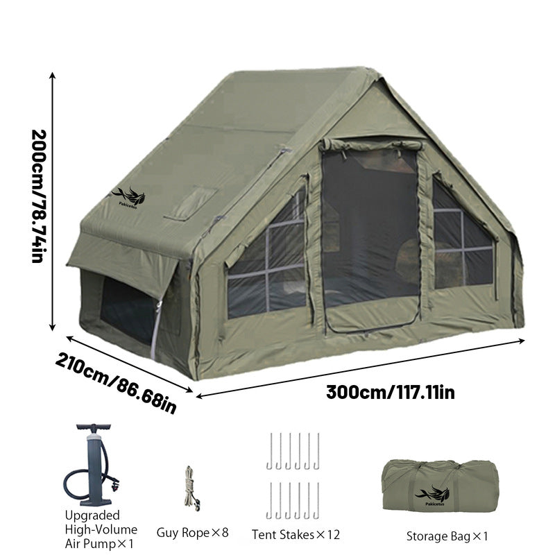 Large Inflatable Glamping Tent with Skylight – Luxury Outdoor Gift for Couples