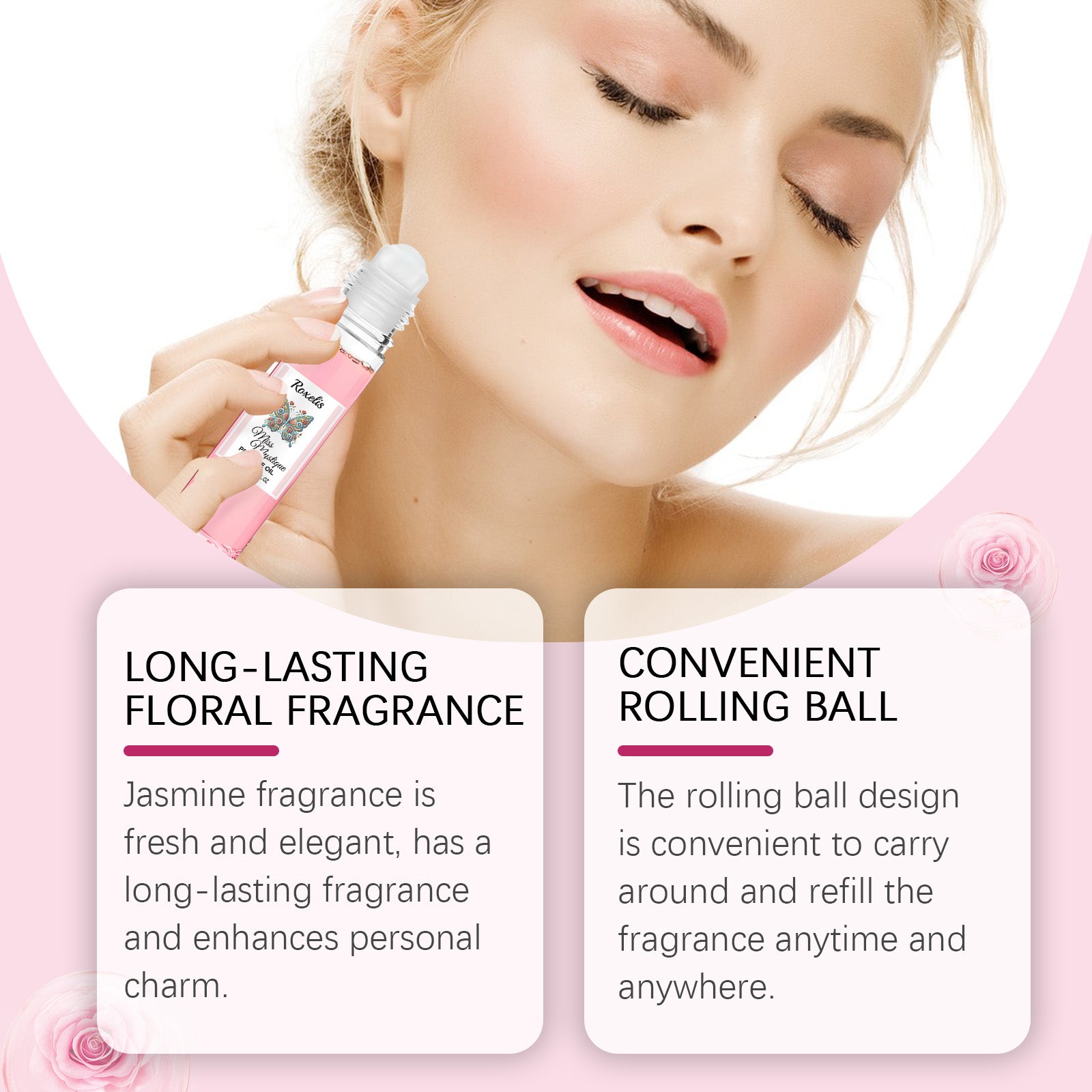 Roxelis Rolling Rose Perfume – Charming Pheromone Fragrance Gift